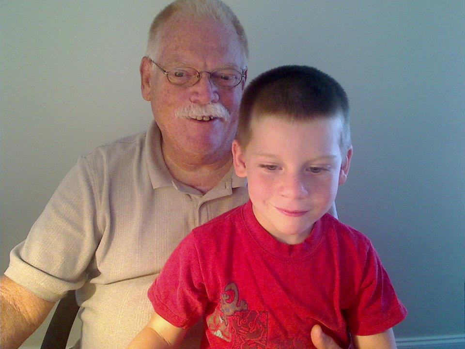 Dad & his grandson Blake